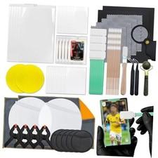 298PCS Card Cleaning Kit, TCG Sports Trading Card Care Repair Flattening
