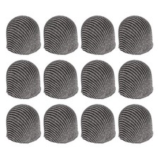 12Pcs Stylus Pen Tips 7mm Conductive Mesh Fiber Touch Screen Pens Tip, Gray