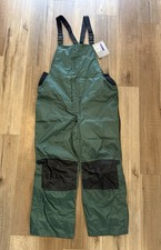 Red Ledge Unisex Dryden 100% Waterproof Bib Overalls Green and Black XL NWT NEW