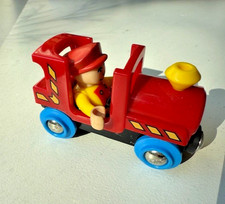 Red Train Engine w/ Conductor  2 piece set  BRIO Authentic  Thomas  Friends 