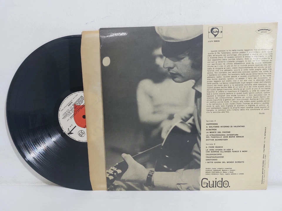 04349 LP 33 giri - Guido Bolzoni - Happening - LUV - Image 2 of 4