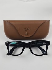 Ray-Ban Meta Wayfarer RW4006 Shiny Black RW006 50-22 read Description 