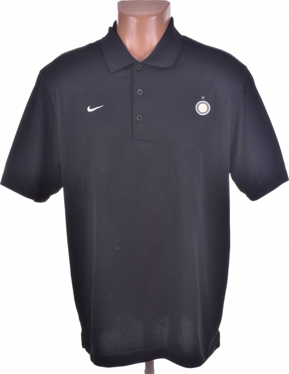 INTER MILAN 2011/2012 GOLF FOOTBALL POLO SHIRT NIKE SIZE L ADULT