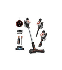 Cordless Vacuum Cleaner, 90Mins Runtime 550W/45KPA Rechargeable Vacuum Cleane...