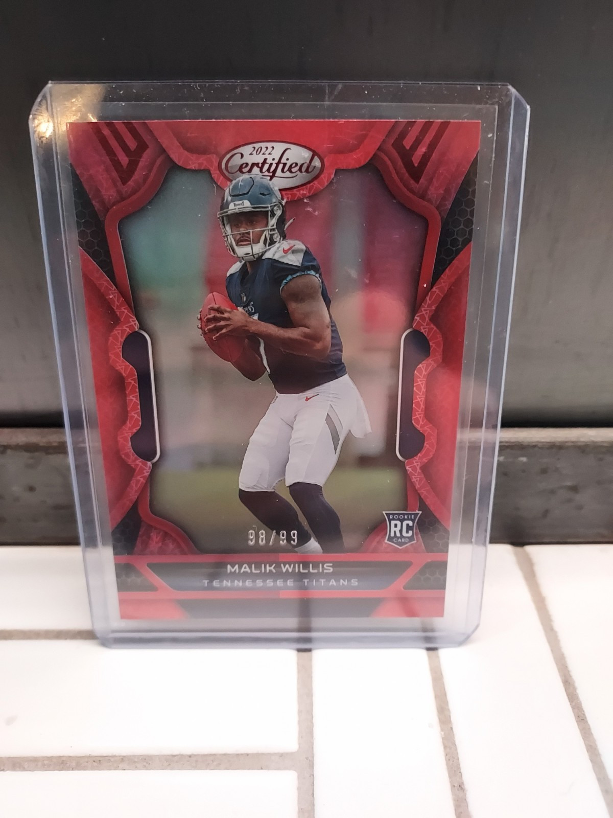 2022 Panini Certified - 2022 Malik Willis #2022-2 Mirror Red /99 (RC) Mint