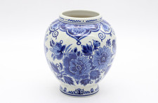 Original Delfts blauw RAAM Blumenvase Vase Nr. 441 Keramik handgemalt H 15 cm
