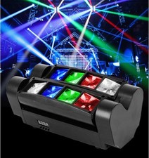 8LED RGBW Laser Spider Beam Moving Head Stage Lighting DMX DJ Party Disco Lights