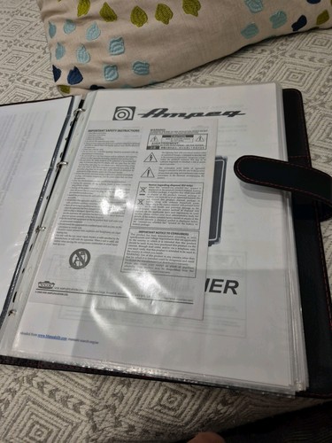 Vintage GUITAR Manuals Ovner Users FENDER, KUBICKI,AMPEG LARGE JOB LOT - Picture 3 of 24