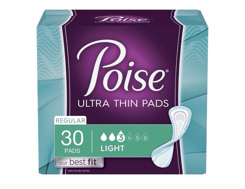 Feminine Pads - Light Absorbency, Regular Length - 30 ct 30 Count (Pack of 1) 