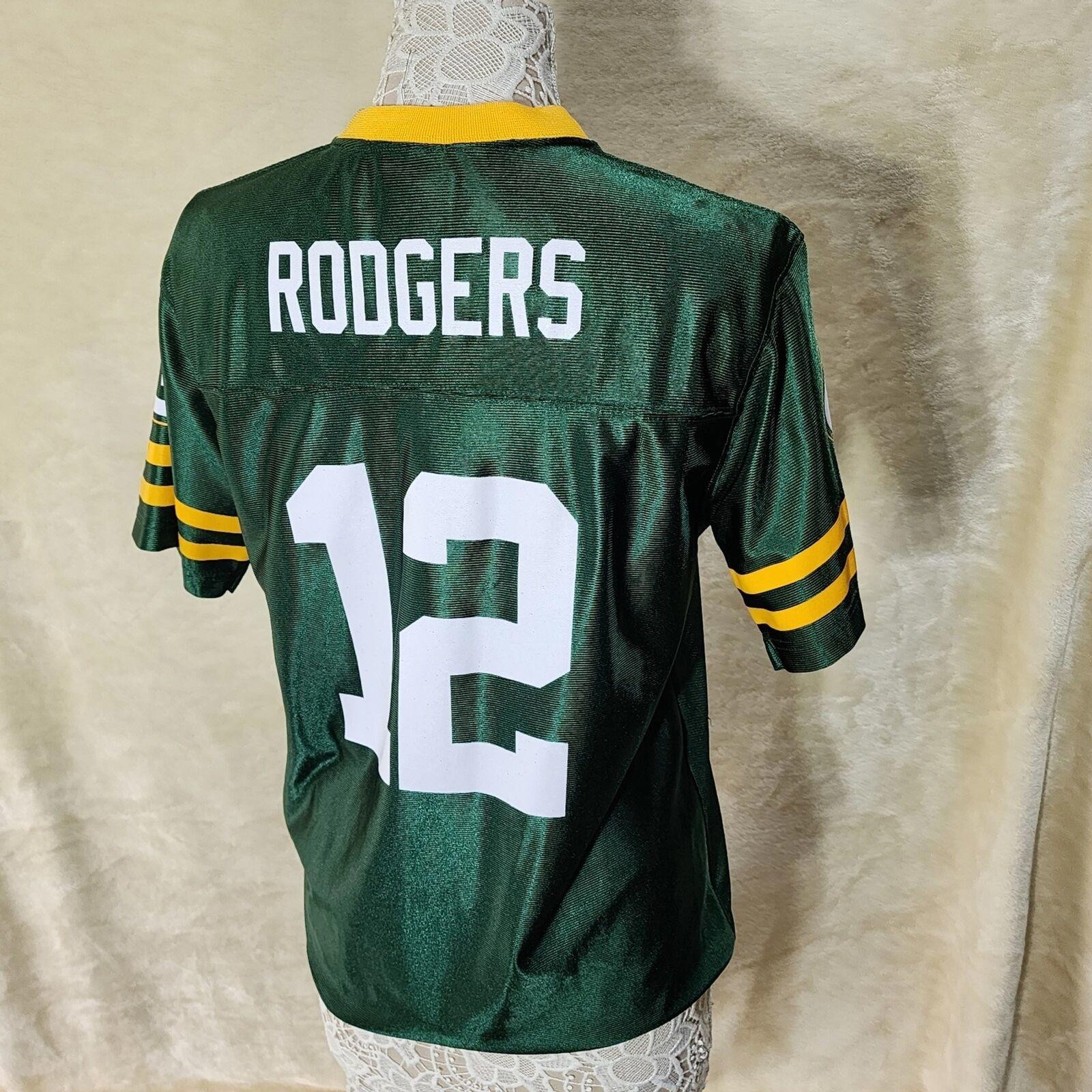 Green Bay Packers Aaron Rodgers #12 Youth XL Jersey EUC