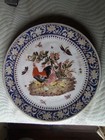 Vintage HUA PING TANG ZHI CHINESE Lucky Rooster Plate WITH CRACKLE GLAZED 12” — photo 1