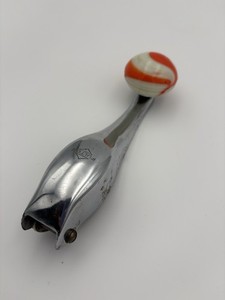 Fulton Emergency Brake Handle Rare W/ Orange & White Marble Knob Model A Ford