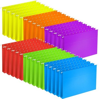 30 Pack Extra Capacity Hanging File Folders Reinforced Letter Size Hanging Fo...