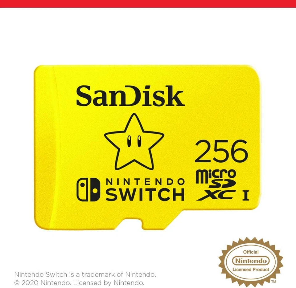Sandisk 256GB Microsd Card, Licensed for Nintendo-Switch - Made for Nintendo-Swi - Image 2 of 4