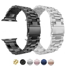 Apple Watch Band Stainless Steel iWatch Strap 38 40 41 42 44 45mm for All Series