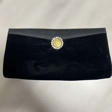 Borsa pochette FENDI seconda borsa velluto nero autentica