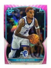 2022-23 Bowman's Best University Al-Amir Dawes #63 Pink Refractor 1st Bowman