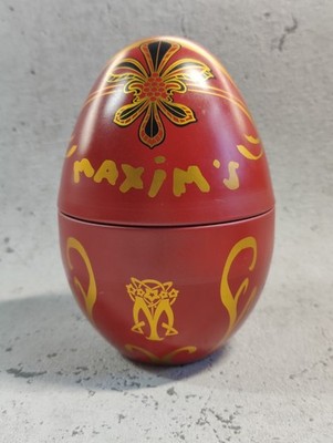 Osterei Dekoration Maxim's PARIS Metall (leer) 
