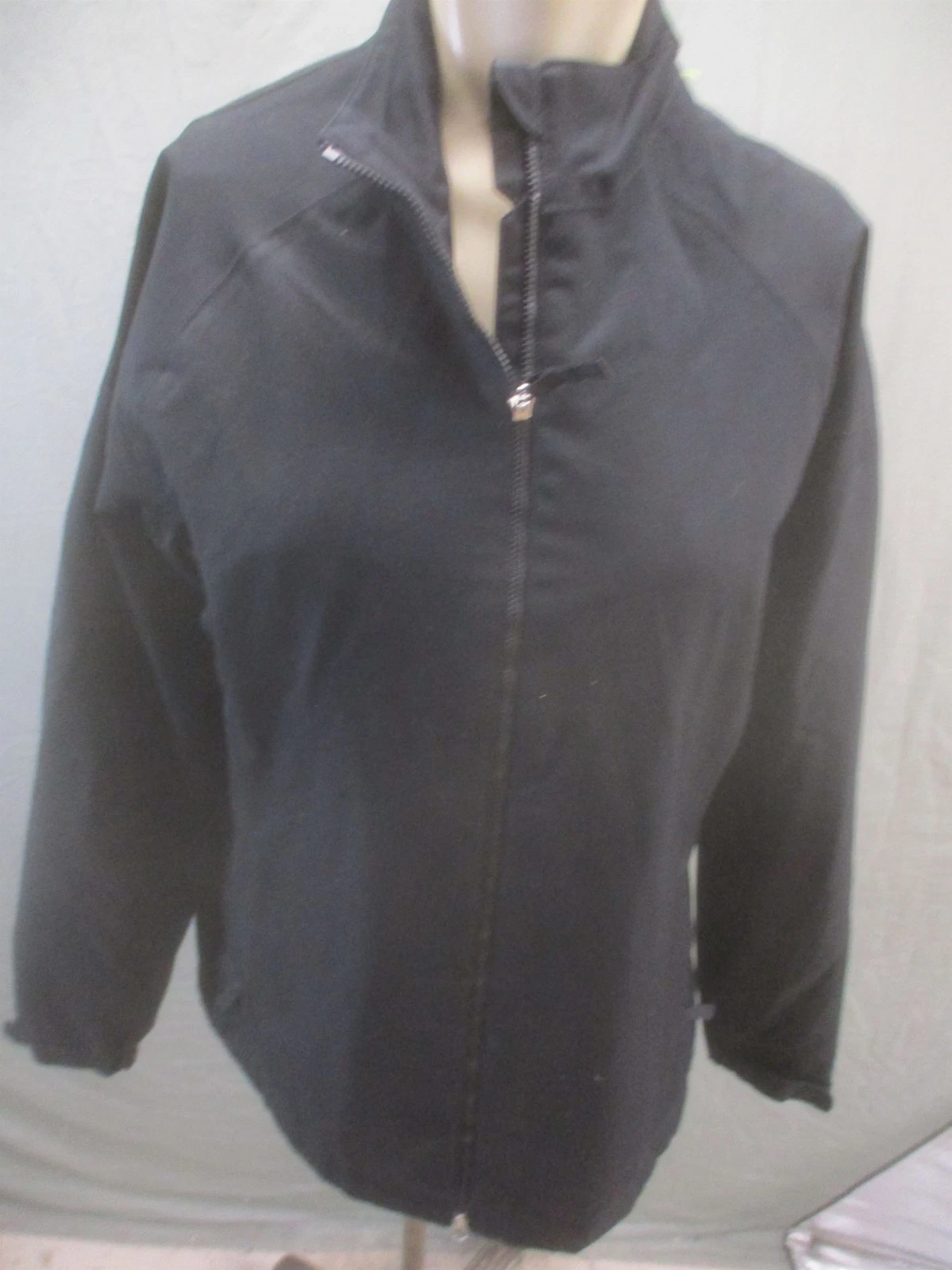 Nike Golf Size L Mens Black Storm Fit Full Zip Windproof Activewear Jacket 991