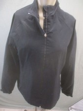 Nike Golf Size L Mens Black Storm Fit Full Zip Windproof Activewear Jacket 991