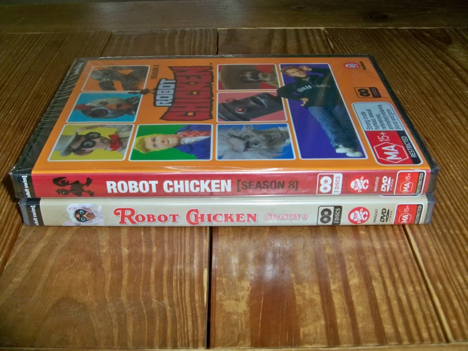 ROBOT CHICKEN -- HTF SEASON 8 & 9 -- Brand New Sealed -- Region 4 MADMAN DVDs - Image 3 of 4