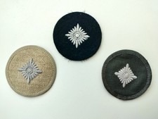 Set of 3 original Wehrmacht Obersch&uuml;tze rank patch insignia uniform WH