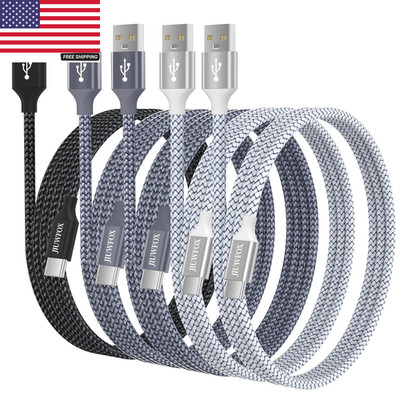 USB to USB C Cable, (5-Pack, 3/3/6/6/10 Ft) for Iphone 17 16 Charger Cord Fast C