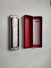 Vintage M . Hohner Marine Band Harmonice made In Germany. No 1896 , Key Of G.