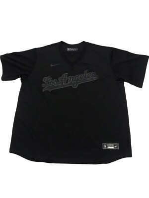 Nike Julio Urias Dodgers Black Fashion Mens 2XL Jersey Pullover Size XXL NWOT