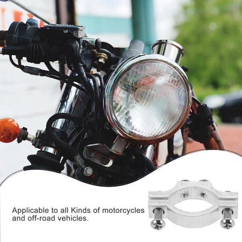 2 Pcs Lamp Support Tube Clamp Bracket for Motorcycle Bike Mirror - 第 2/12 張圖片