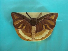Carver Dan's Handcrafted Butterfly Puzzle box