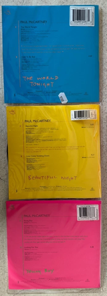 Paul McCartney The World Tonight - Beautiful Night - Young Boy 3 Picture Discs - Image 2 of 3