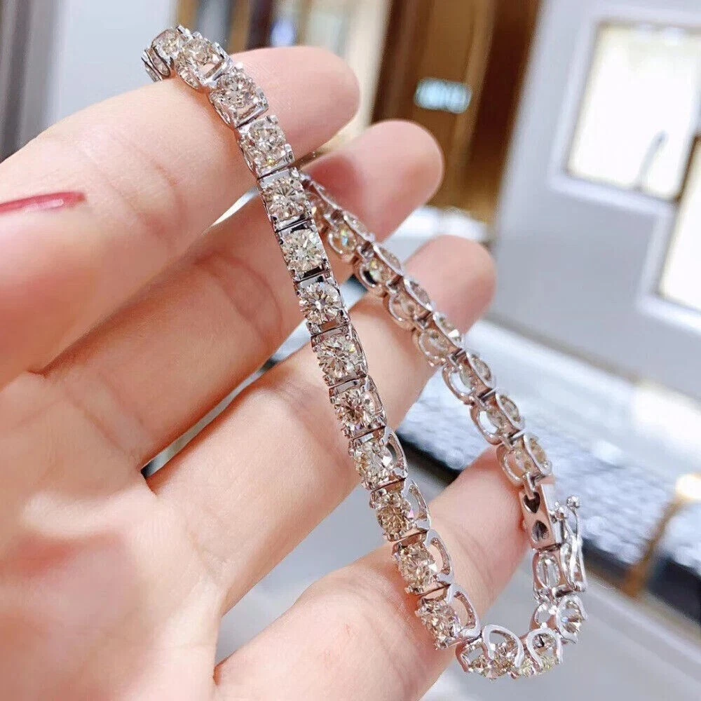 Mujing Womens Tennis Chain Bracelet Set S925 Sterling Silver With Single  Row Diamond Tennis Bracelet Womenss And Full Diamond Tennis Bracelet Womens  Charms In 925 Gold From Blingbling0627, $19.74 | DHgate.Com