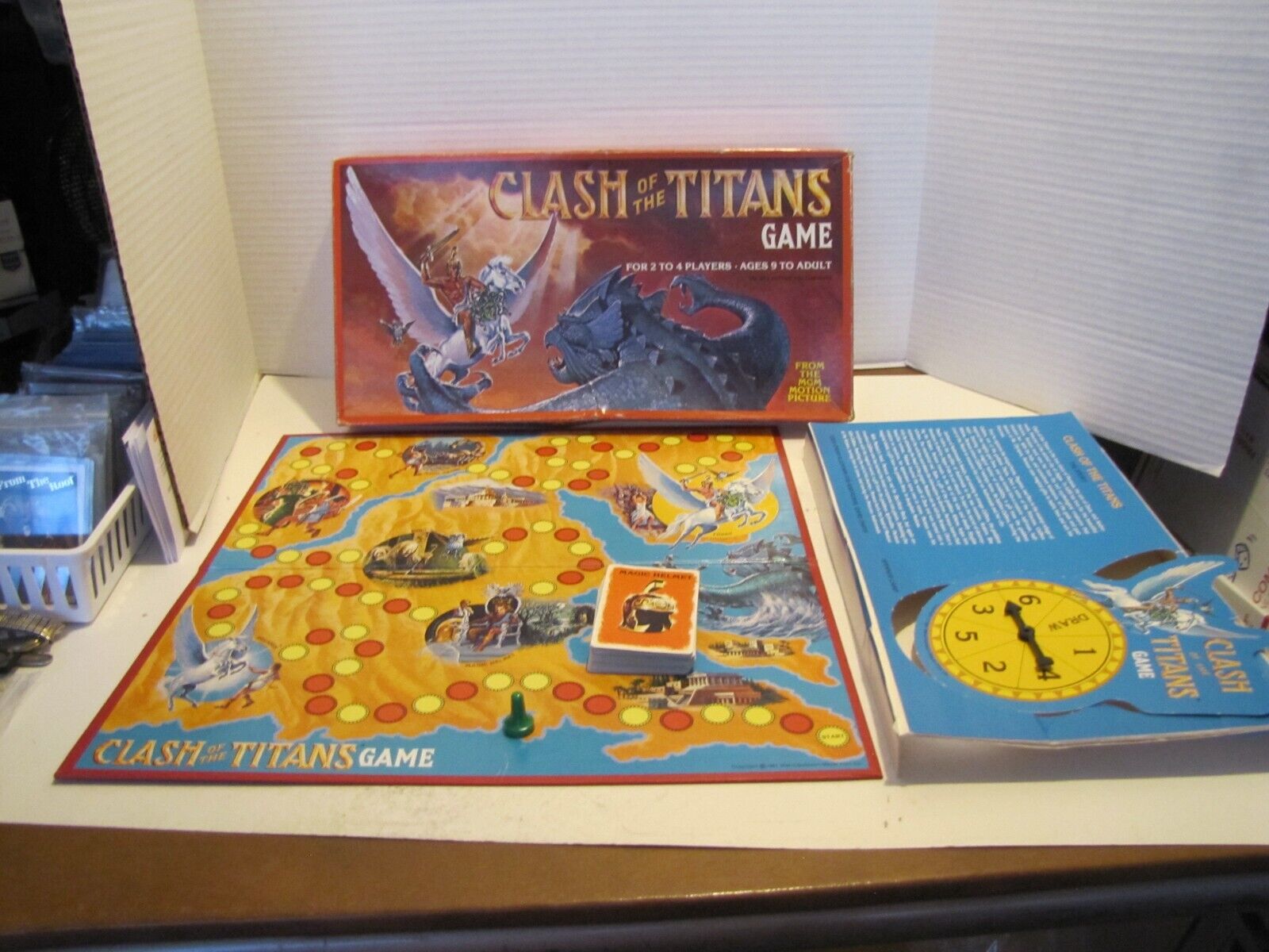 Vintage Clash of the Titans Board Game Whitman 1981 Used Movie - 98%  Complete