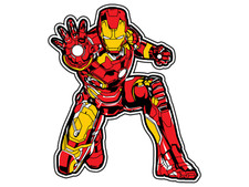 Iron Man 1 Comic Sticker Waterproof Vinyl Decal Die-cut Car Laptop Iron Man 1 Comic Sticker Waterproof Vinyl Decal Die-cut Car Laptop