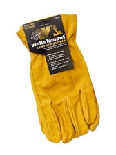 Leather Work Glove All Purpose Wells Lamont 1209XL Premium Genuine Cowhide SZ 10