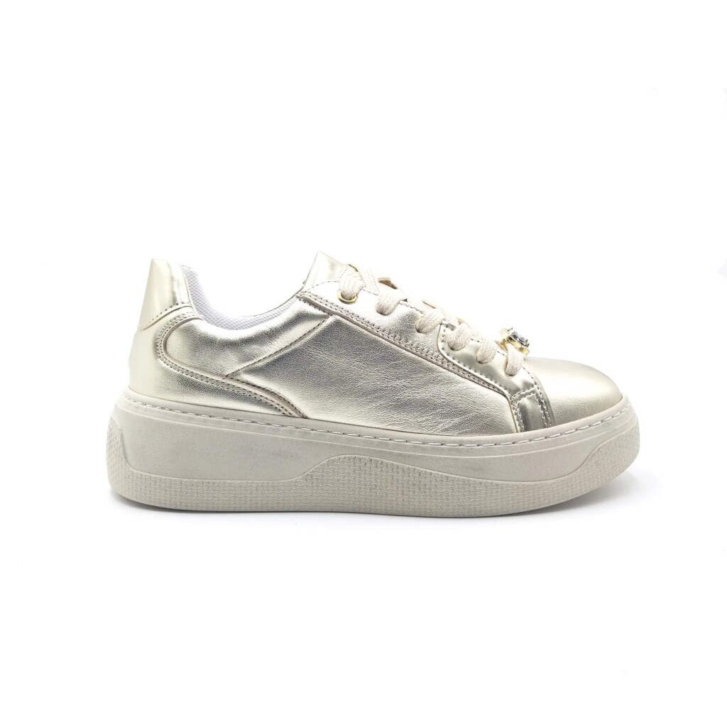 Vitamina tù Allegra1P sneaker oro donna PE24