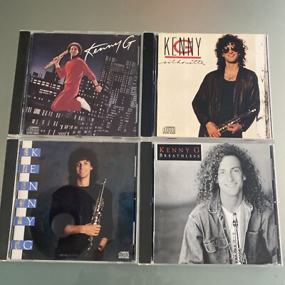 KENNY G 4   LOT: Kenny G RARE COVER , Silhouette, Breathless+ NM / Fast  
