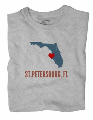 St.Petersburg Florida FL T-Shirt HEART