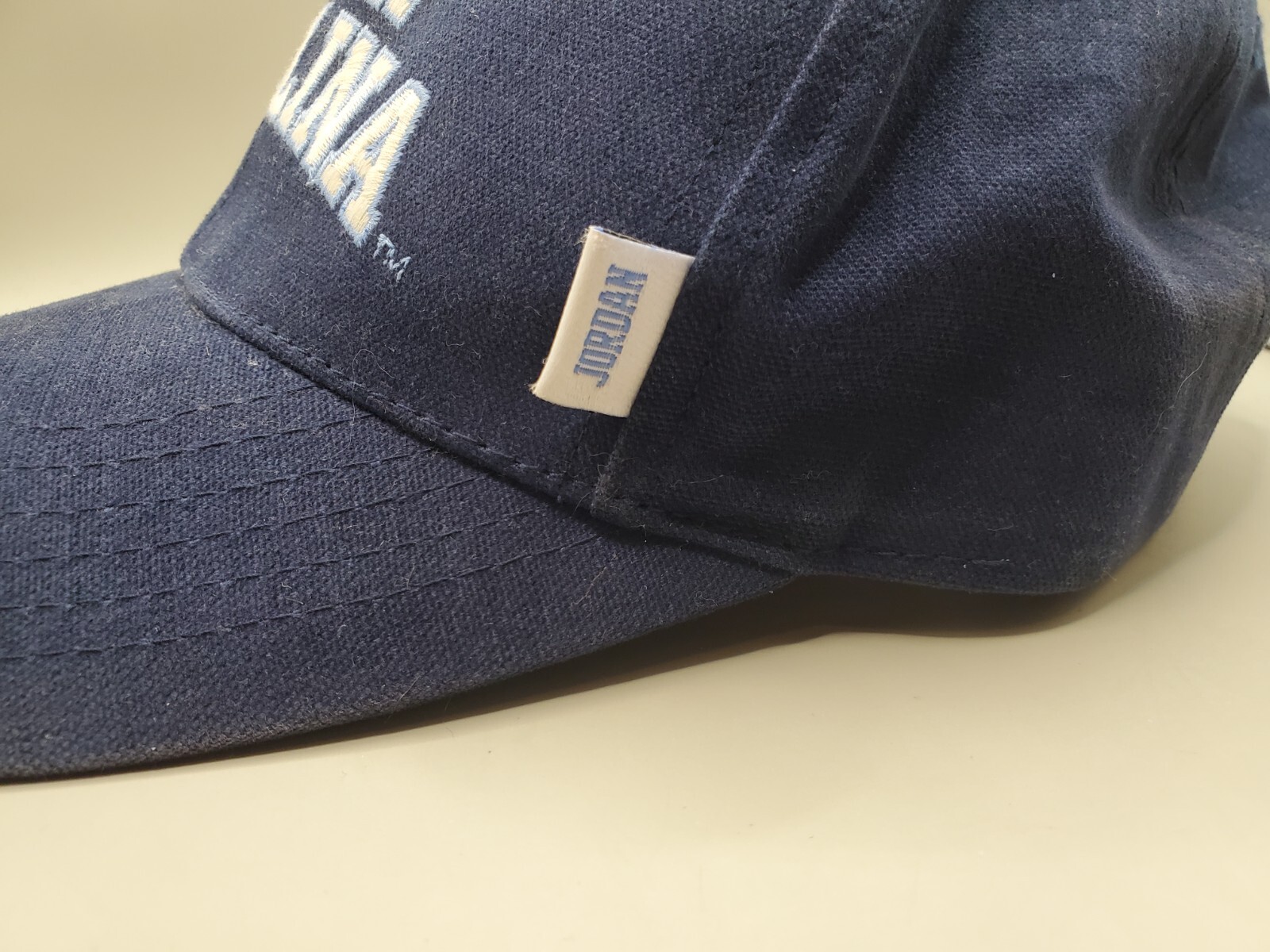 North Carolina Tar Heels Vintage Jordan Blue Strapback Cap Hat- One Size thumbnail 2