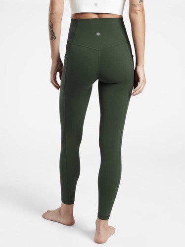 NWT Athleta Salutation Stash Tight Mineral XL Yoga Sport Full Length - Picture 9 of 15