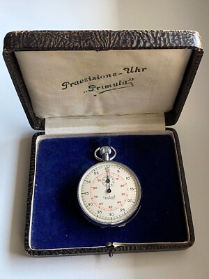 Hanhart Stoppuhr Marine Artillerie WK aus 1935 seltenes