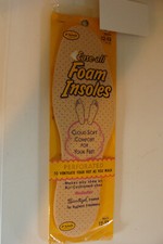 Dr Scholl's Ease-All Foam Perforated Insoles Mens size 12 -13 NOS vintage 1953