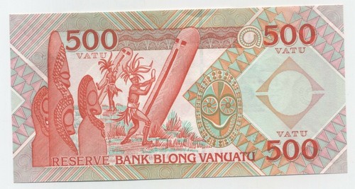 Vanuatu 500 Vatu ND 2011 Pick 5.b UNC billet de banque non circulé série BB - Photo 2 sur 2