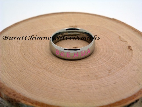 Cancer Awareness Ring Stainless Steel Band "Together We can do it" - Picture 4 of 8