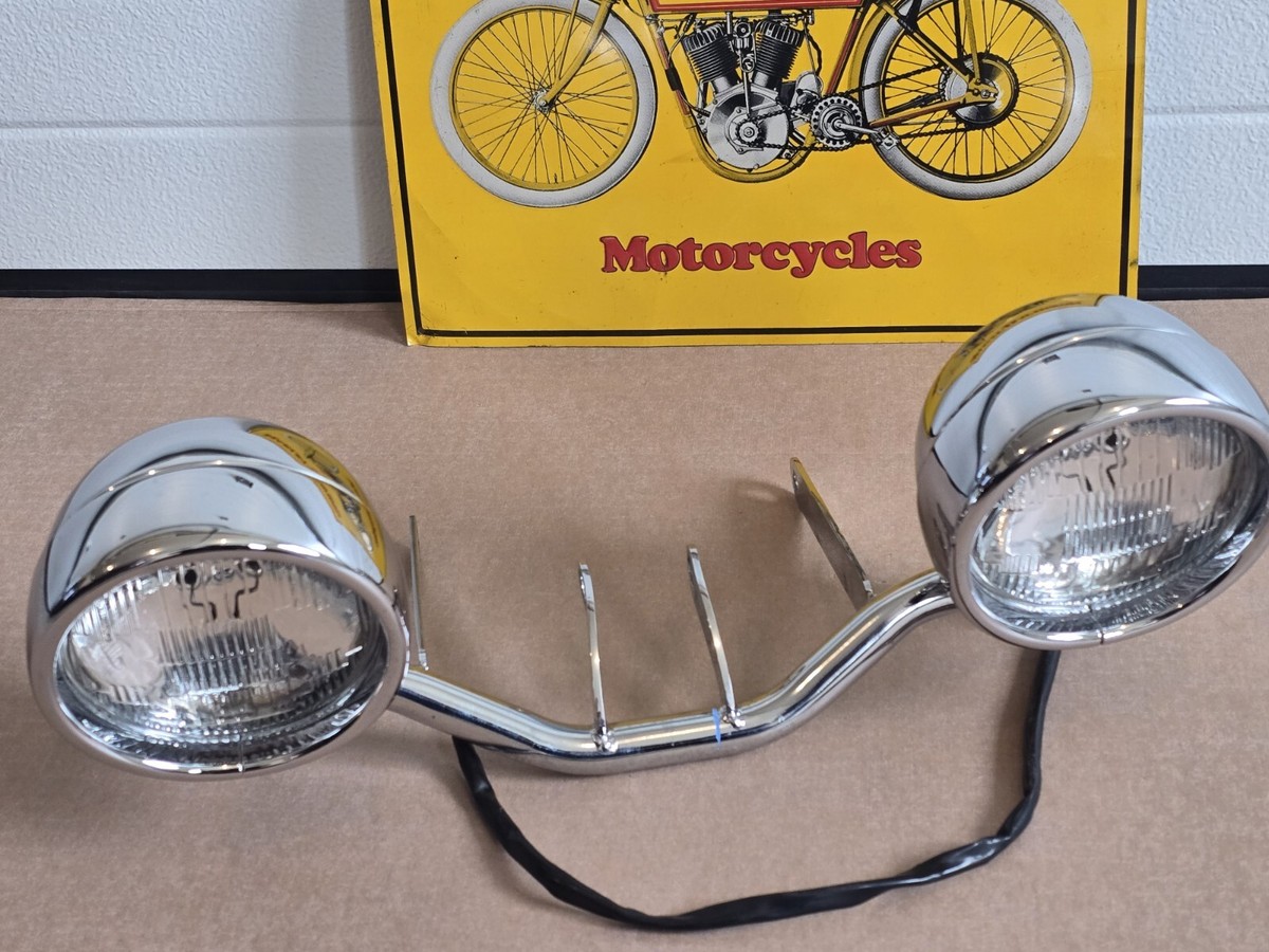 1995 Harley Springer Softail Passing Lamp Fog Spot Light | eBay