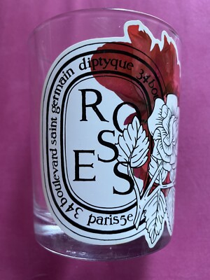 Kerztopf LEER Diptychon / Photophore Rosen / Limited Edition