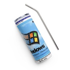 Windows 95 - Microsoft -- Tumbler 20 Oz Coffee Tea Mug BEST GIFT