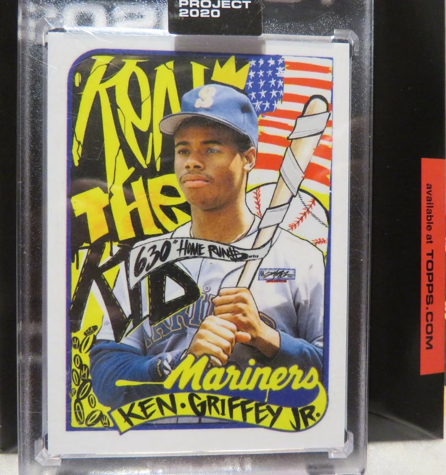 Topps PROJECT 2020 Card 6- 1989 Ken Griffey Jr. King Saladeen - Print Run: 2504 - Image 2 of 4