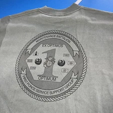 Vintage Air Force T Shirt Murina Made in USA Faded Graphic Military Green